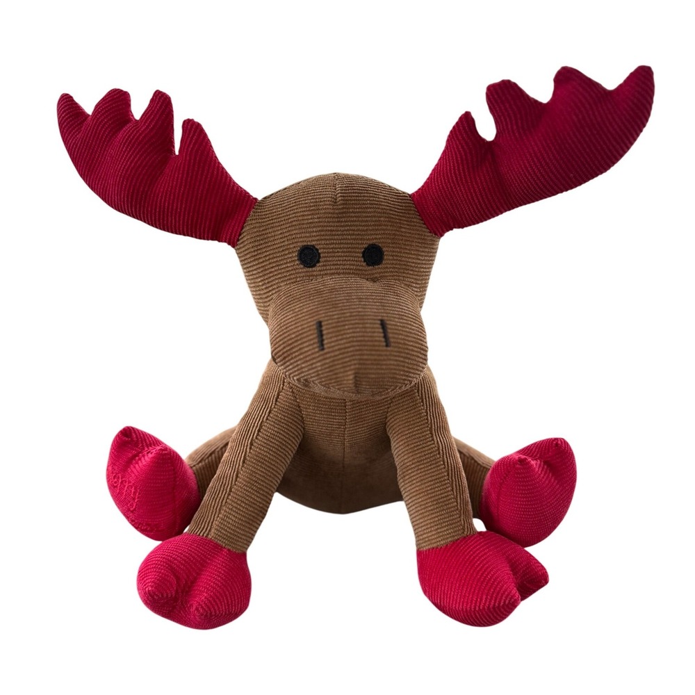 Jax and Bones‎ Wool Blend Woolies Reindeer Plush Dog Toy Christmas CUTE!